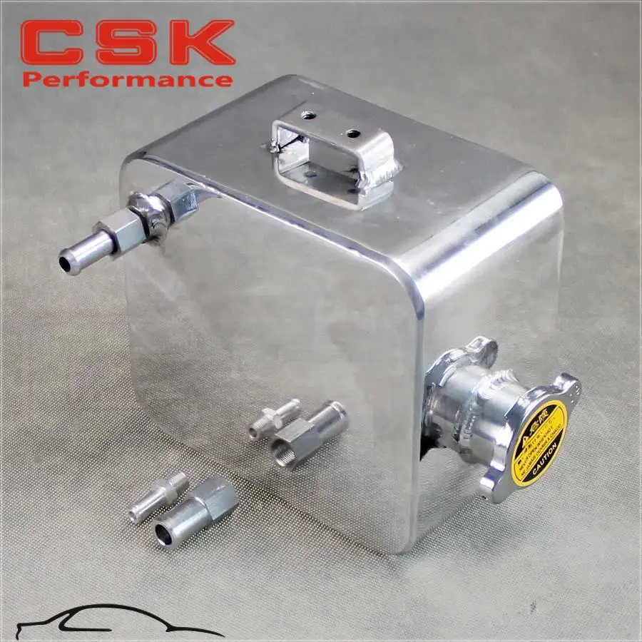 Алюминиевый Универсальный 2 литровый полированный сплав расширительный бак для