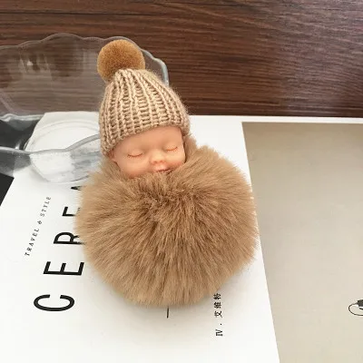 style12 Мультфильм Pom Спящая Детская плюшевая кукла игрушки Кролик Мех мяч игрушки пушистый мешок для девочек Подвеска Украшения игрушки для девочек подарок - Цвет: style12