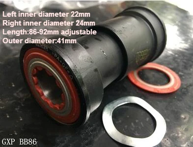 GXP BB press in 11SPD 110BCD 44T шатун для внедорожного велосипеда, узкий широкий шатун с защитой 170 мм - Цвет: GXP BB press in
