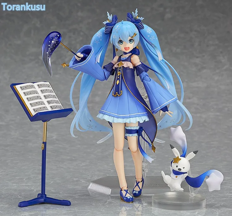 Мику Хацунэ фигурки героев twinkel снег Figma EX037 ПВХ игрушка фигура 140 мм Аниме