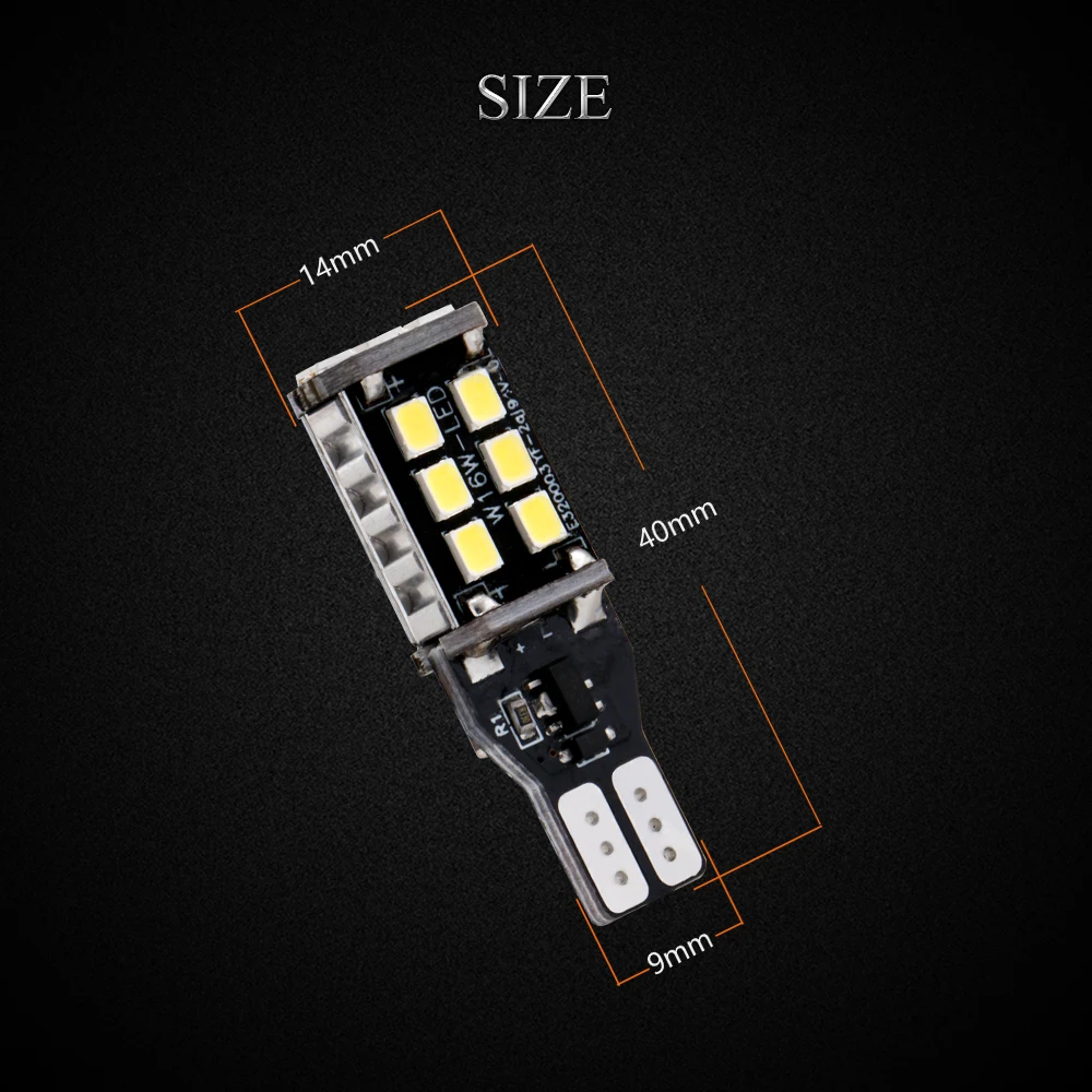 YM E-Bright 10 шт. 12 В DC T15 2835 15 SMD Светодиодные Автомобильные Лампы CANBUS без ошибок