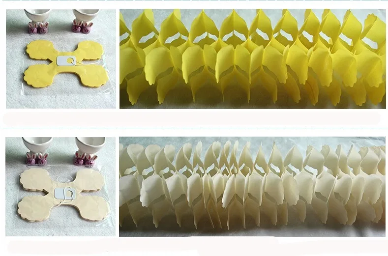 Бумажные гирлянды в форме клевера 3 м с четырьмя линиями для вечеринки свадьбы