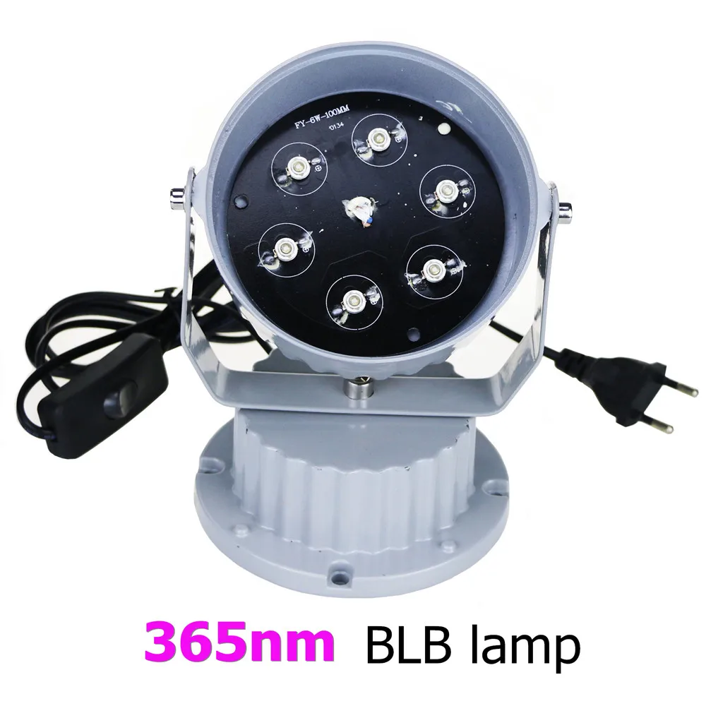Высокомощный светодиодный 365nm BLB ультрафиолетовый УФ черный свет синий, для выступлений, ударопрочные устойчивые лампочки 5 светодиодный заменить 150 Вт черный L - Мощность в ваттах: 365nm BLB lmap