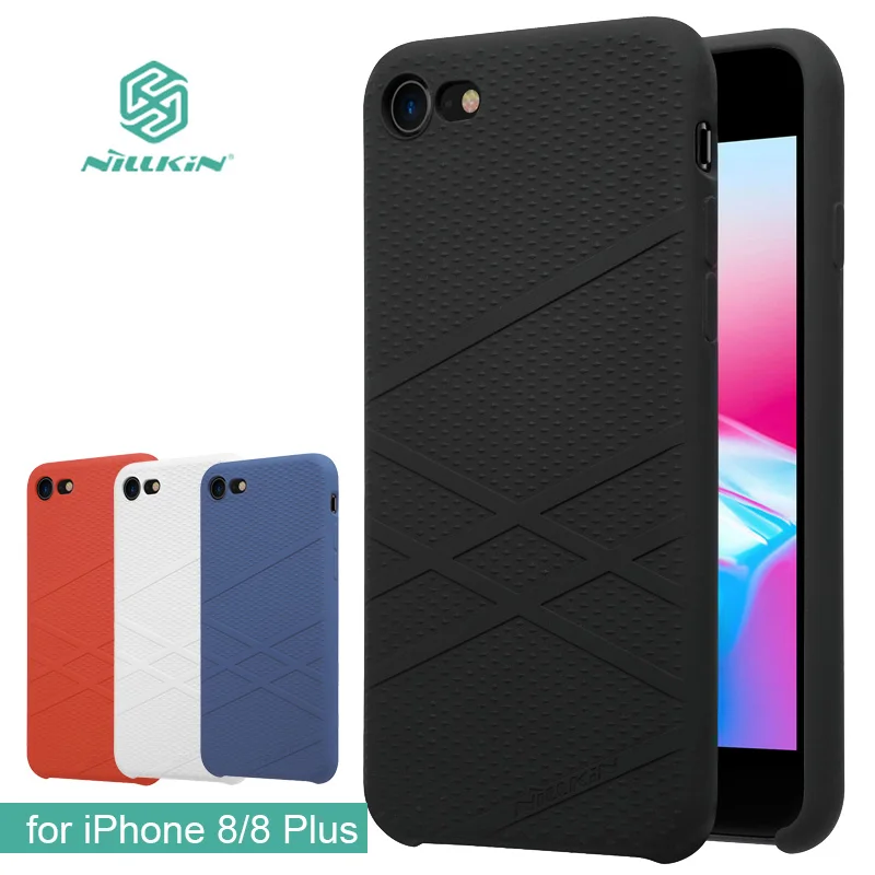 Чехол для iPhone 8 4 7 &quotNillkin Flex жидкий силиконовый чехол телефона TPU мягкая задняя
