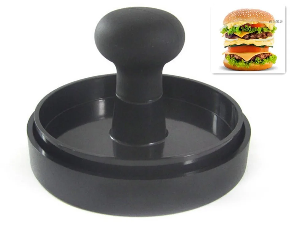

ABS Hamburger Meat Press Maker Round Shape Non-Stick Stuffed Burger Patties Beef Grill Pie Press Mould Maker Kitchen Accessories
