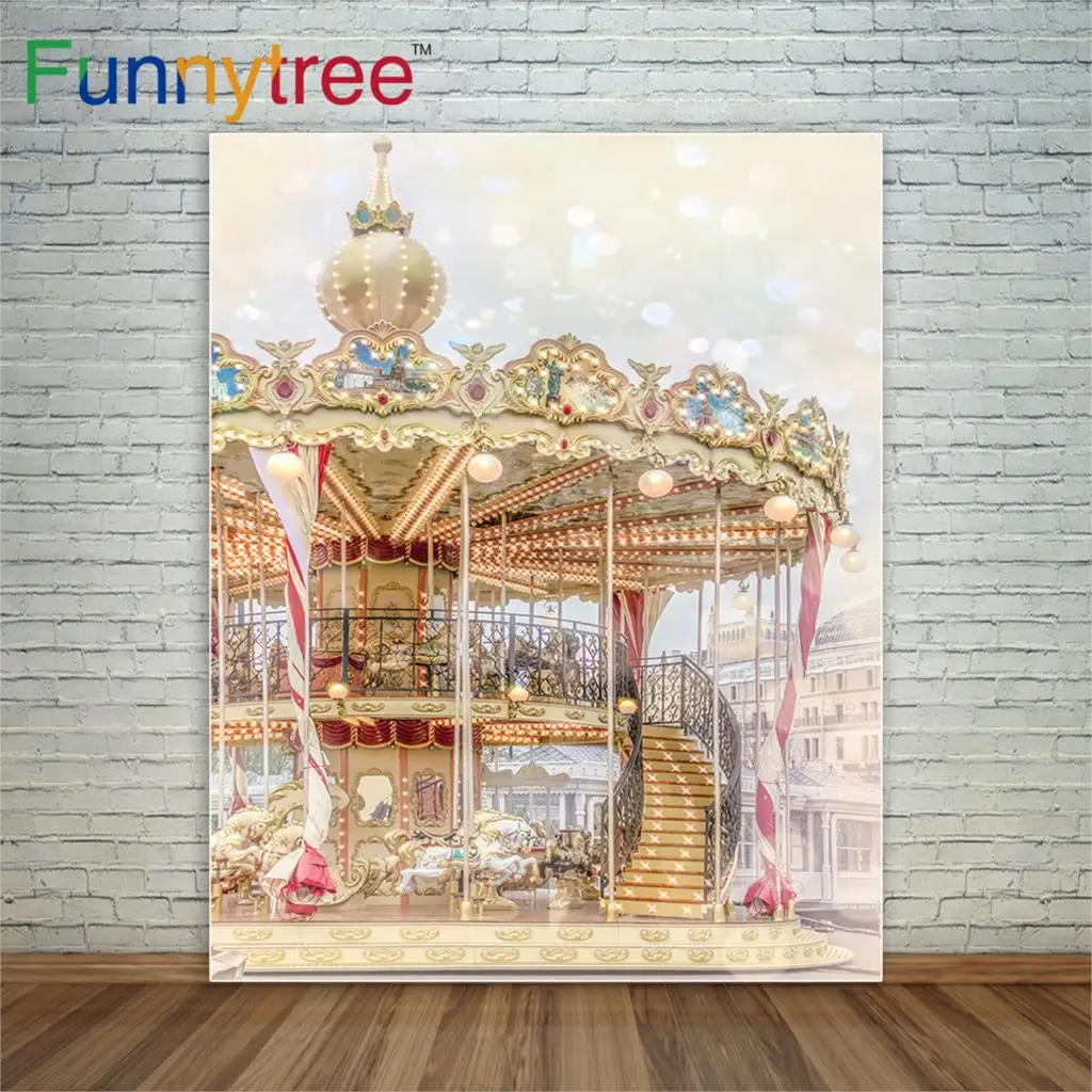 

Funnytree фотография backdropsDeluxe Edition карусель фотостудия фотография детей