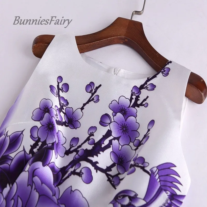 BunniesFairy 2019 новый китайский Винтажный стиль цветок птица цветочный принт халат