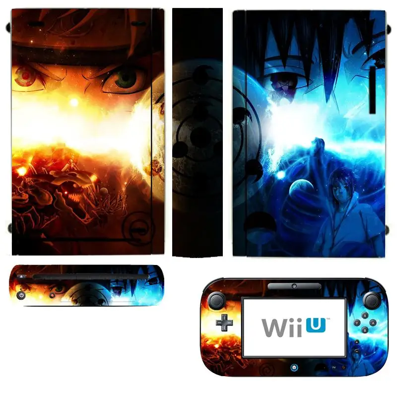 Игровая виниловая Защитная Наклейка для nintendo wii U и контроллера Скины наклейки s