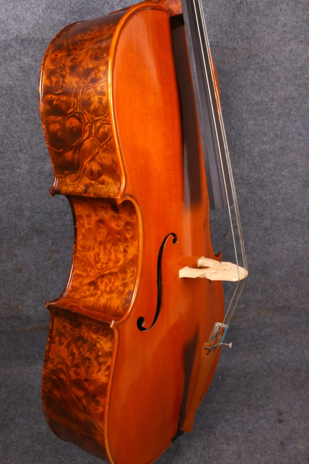 4/4(полный) Размер Виолончель акустическая виолончель ручной работы античный стиль Глубокий birdseye клен назад