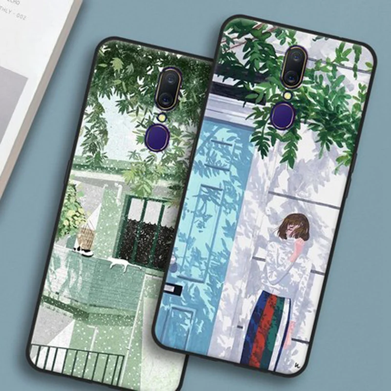 Чехол для OPPO F11 6 53 дюйма мягкий силиконовый чехол телефона с мультяшным рисунком