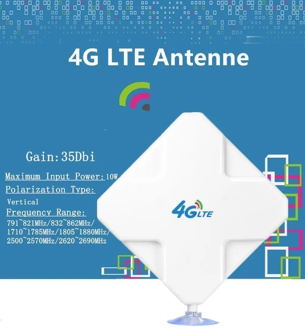4G LTE SMA антенна Aigital 35DBi усиление GSM высокое WiFi усилитель сигнала |