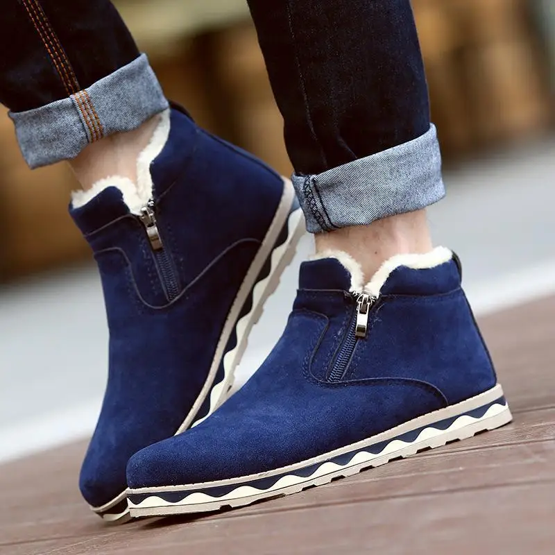 2017 новые зимние теплые удобные мужские ботинки для отдыха|boots men|winter warmboots boots |
