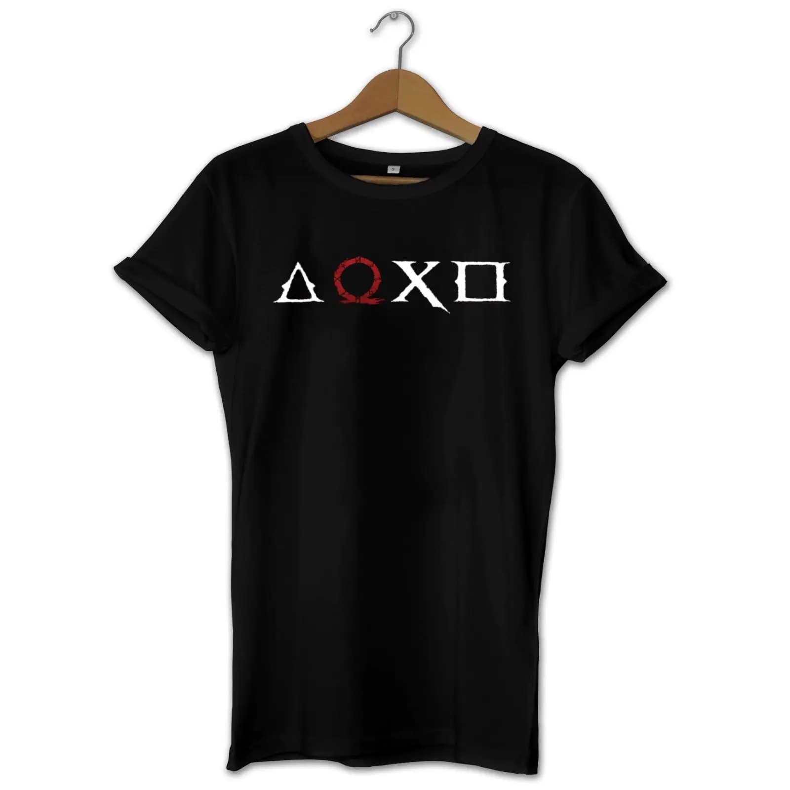 Бог войны Игровые приставки Pad Вдохновленный Для мужчин футболка для геймеров PS4