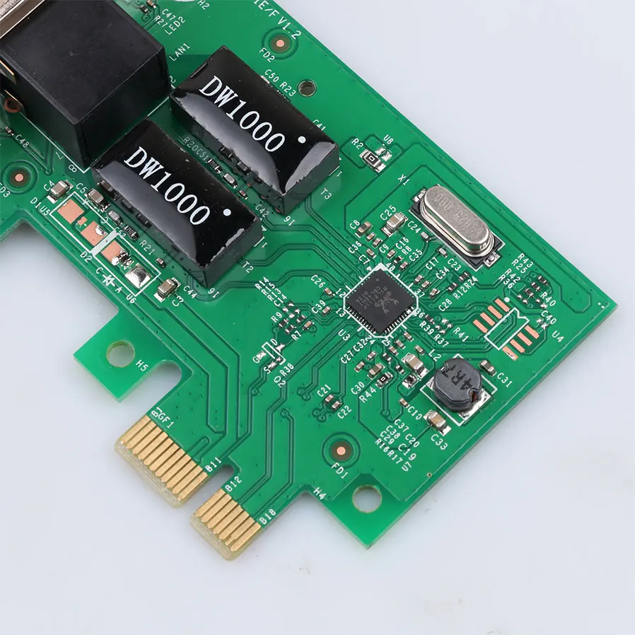 Сетевой контроллер Kebidu PCI Express E карта Гигабитного Ethernet 1000 Base T 10/100/1000 Мбит/с RJ45