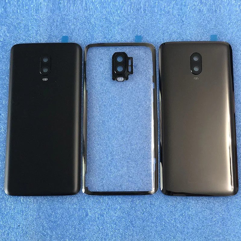 Для 6,4" OnePlus 6T One Plus 6T Axisinternational стеклянный чехол для задней крышки батареи корпус+ рамка для камеры+ стеклянная вспышка для объектива