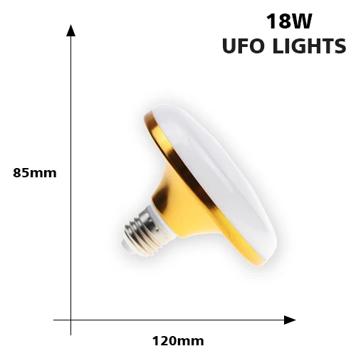 KARWEN 2 шт. светодиодный светильник НЛО светодиодный E2712W 18 Вт 24 Вт 36 Вт SMD 5730 Яркий Bombillas Energy Savinglamp Buib для домашнего освещения 220 В - Испускаемый цвет: UFO 18W