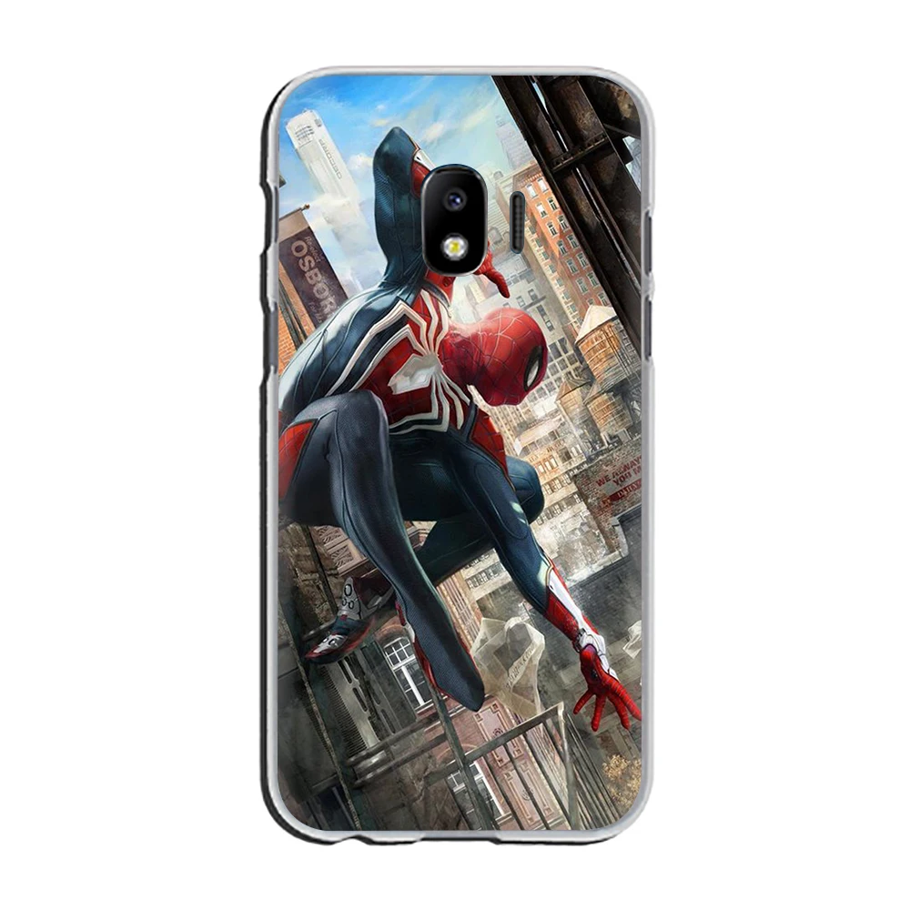 Жесткий чехол для телефона с изображением Человека-паука из комиксов Marvel для samsung Galaxy J1 J2 J3 J4 J5 J6 Plus Prime J7 DUO J8 - Цвет: H1