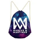 Женская сумка на шнурке THIKIN, модный рюкзак с логотипом Маркуса и мартинуса в стиле хип-хоп, Прямая поставка