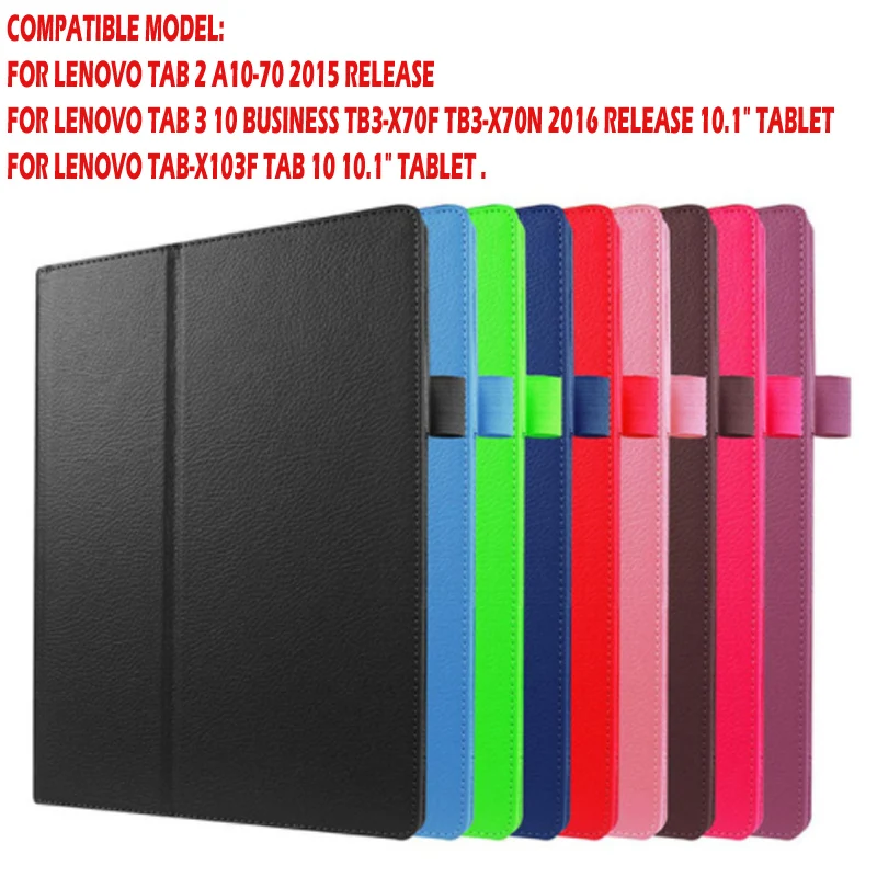 Чехол из полиуретановой кожи для планшета Lenovo TAB 3 10 Business TB X103F Tab 1 &quotСкладной флип