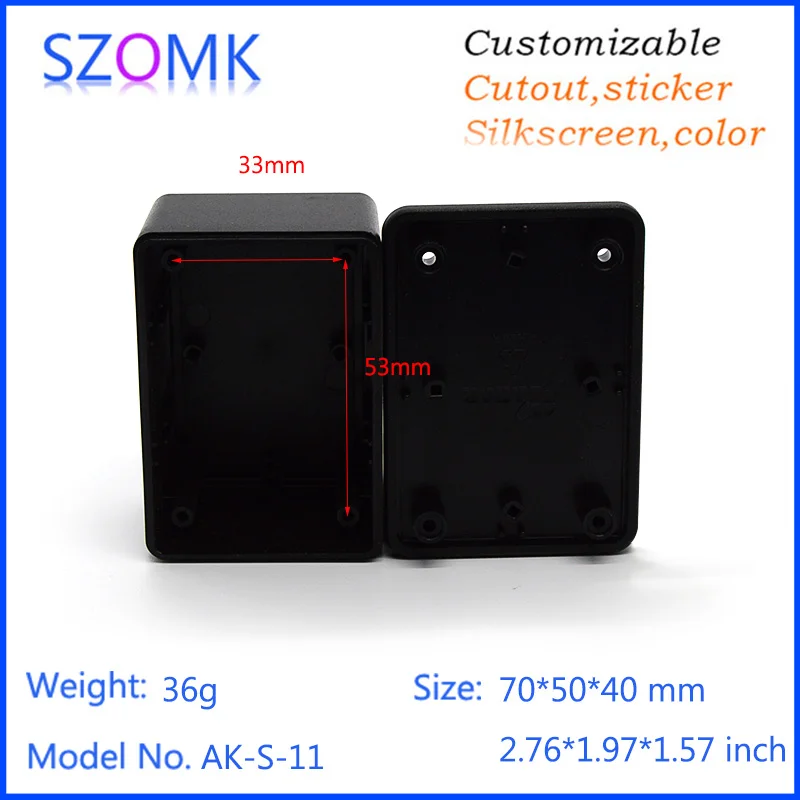 Diy коробка Китайский рынок электронный корпус пластиковый чехол (4 шт.) 70*50*40 мм