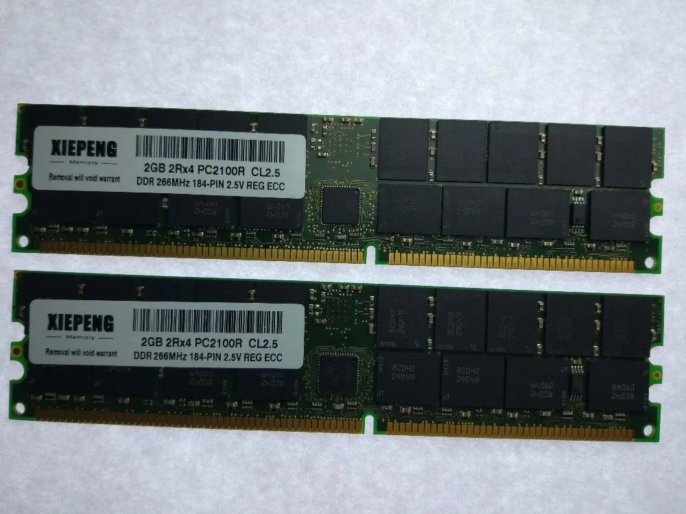 Память для Sun Blade 1500 2500 Netra 240 Fire V65x ОЗУ 2 Гб DDR 266 МГц 4 DDR266 PC2100 184p ECC|Оперативная