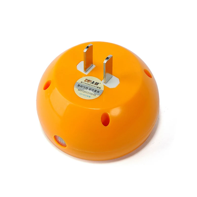 2017 Мода ТУАЛЕТ свет в ночь Мини orange детские спальни лампы 220 В визуальные 3d led под