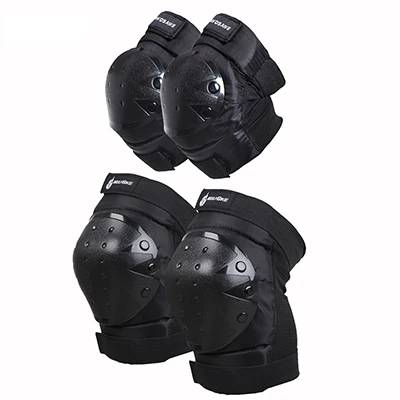 4PCS set WOSAWE броня для мотокросса, поддержка спины, защита груди, защита для мотоцикла, лыжного скейтборда, защитная куртка, наколенник, налокотник, набедренная накладка - Цвет: 4PCS set