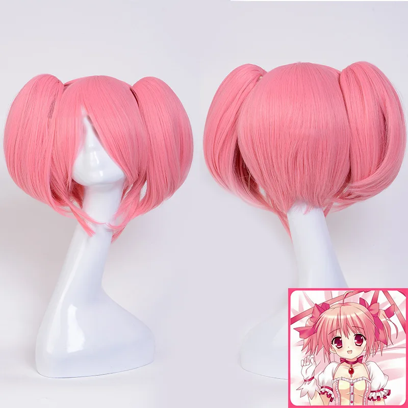 Парик для женщин Puella Magi Madoka Magica Kaname женские Искусственные волосы парик 35 см с