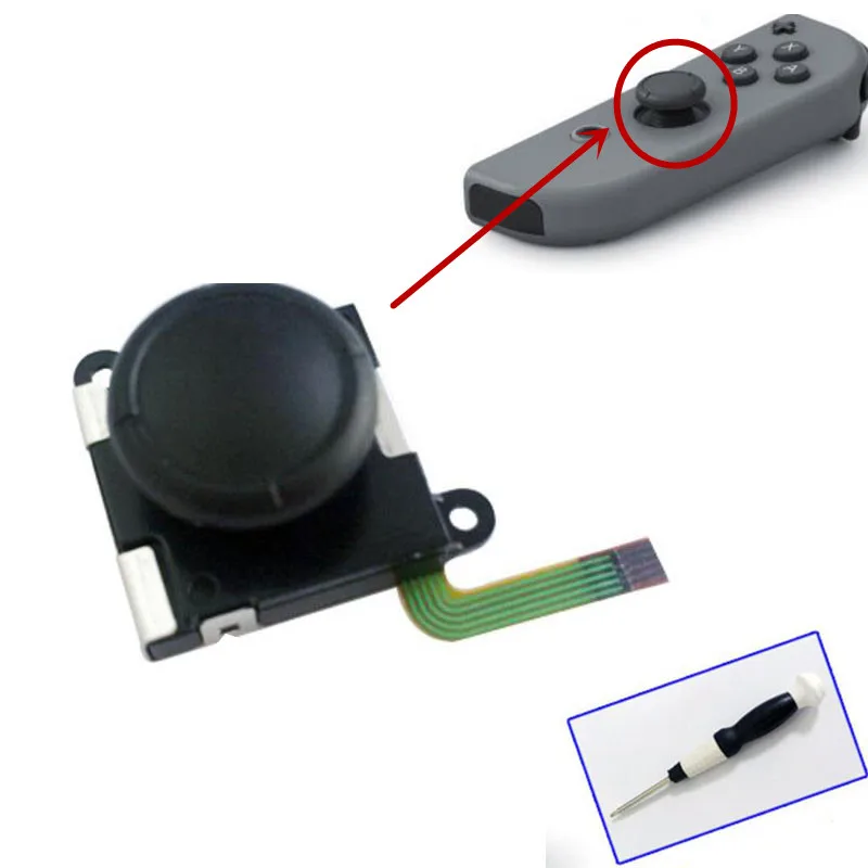 Новый переключатель Joy con 3D аналоговый датчик аналоговая ось джойстик