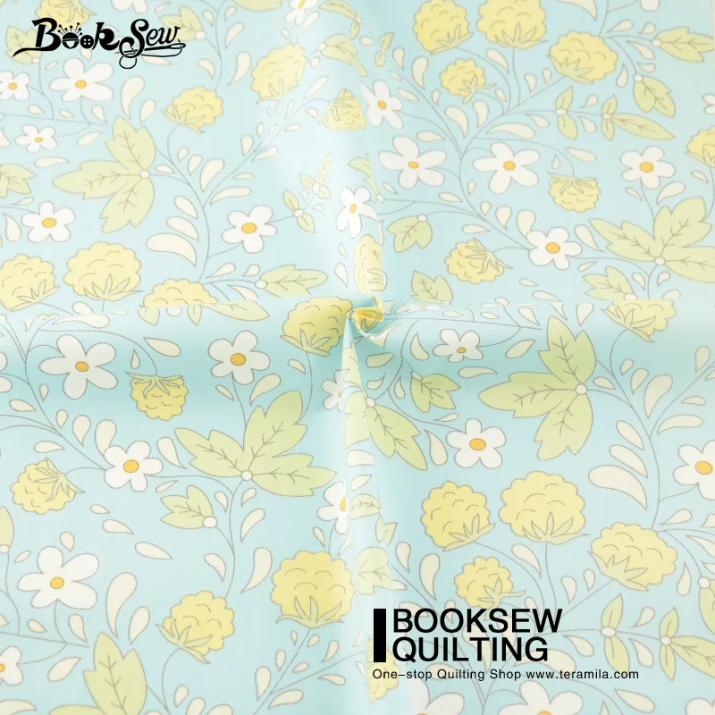 Домашний текстиль booksew синий 100% хлопок саржевая ткань шитье детское платье