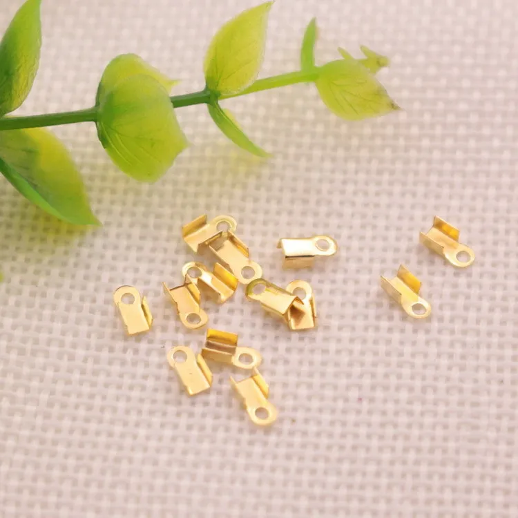 Горячая 100 шт кожаный зажим для изготовления браслета/украшения цепи DIY ювелирные