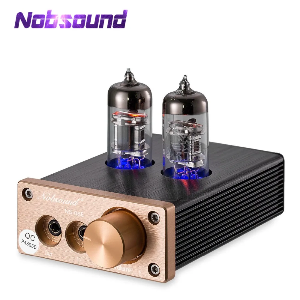 Nobsound мини 6J3 вакуумные трубки предварительно усилители аудио высокий ток HiFi стерео наушники усилитель