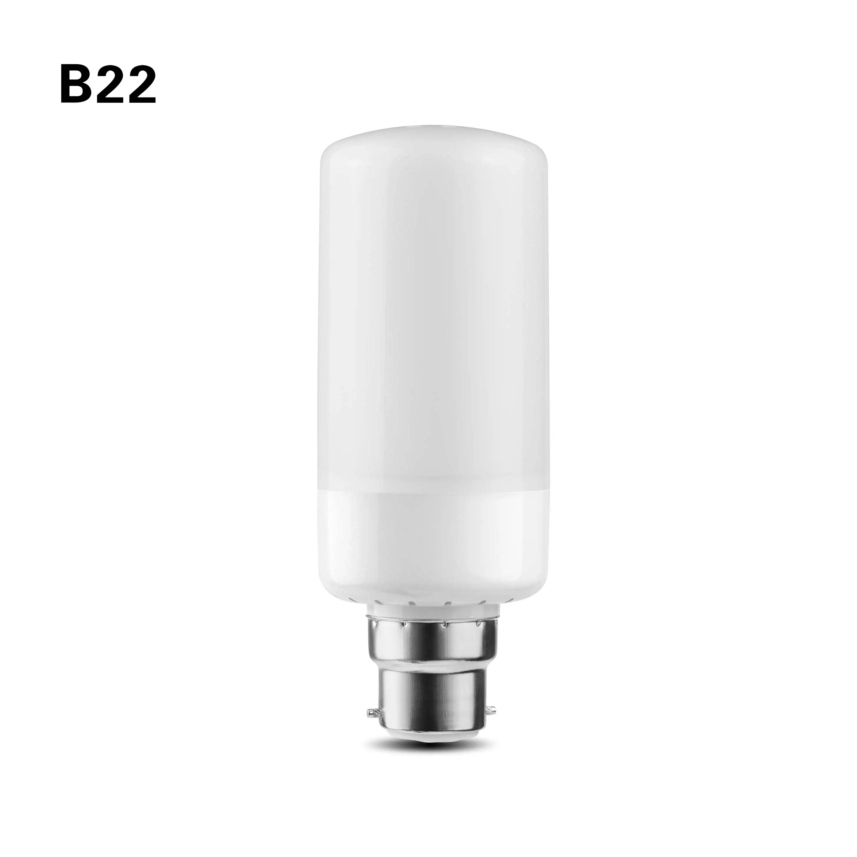 B22 AIMENGTE 1 шт. E27/E26 3528SMD светодиодный эффект пламени огненный мерцающий лампада украшение дома Праздничная лампа цвета огня с 2 режимами Рождественский подарок - Испускаемый цвет: B22
