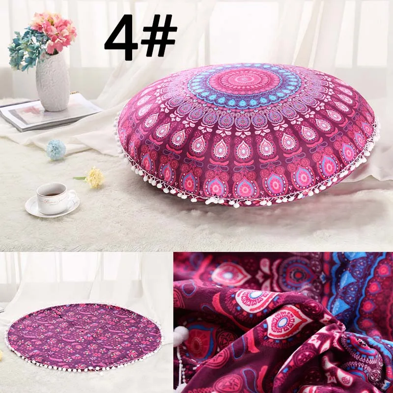 Varmhus новые большие напольные Подушка Чехол в виде индийской мандалы печать