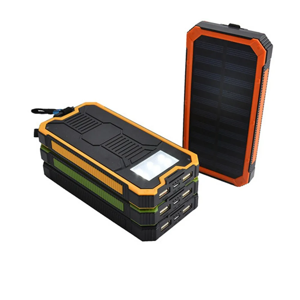 Binmer 20000 mAh двойной USB портативный внешний Солнечный резервный аккумулятор для nokia mobile для iphone 6 6s 5s 7 8 X батарея