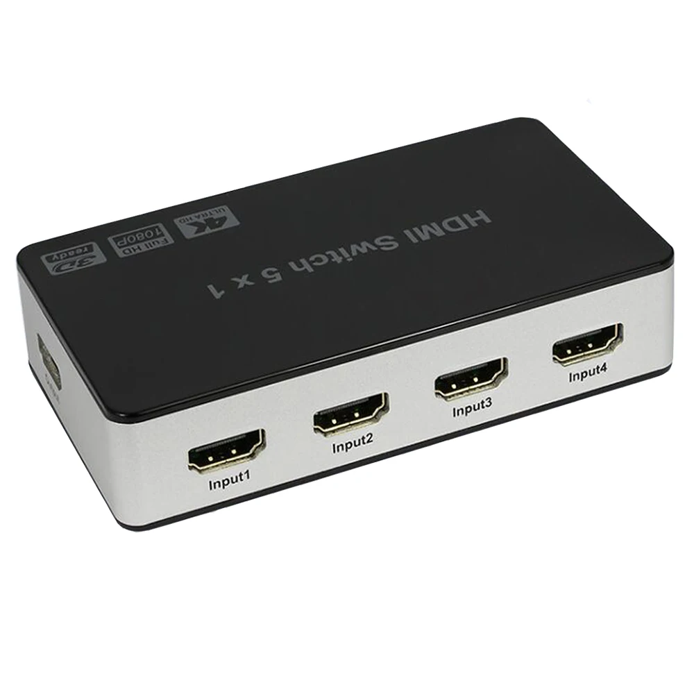 5 портовый HDMI коммутатор 4k с дистанционным в 1 выход 5X1 переключатель коробки для 4K