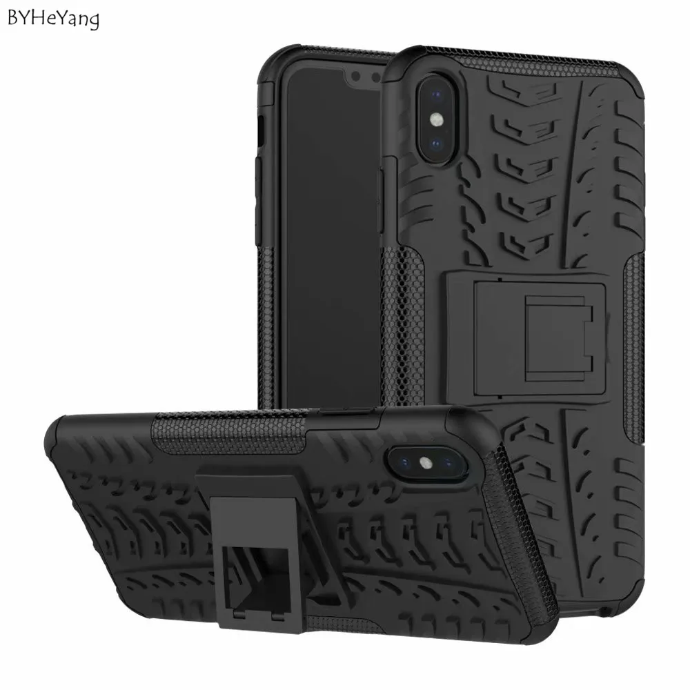 BYHeYang чехол для iphone xs max Чехол Броня Жесткий силиконовый матовый мобильного