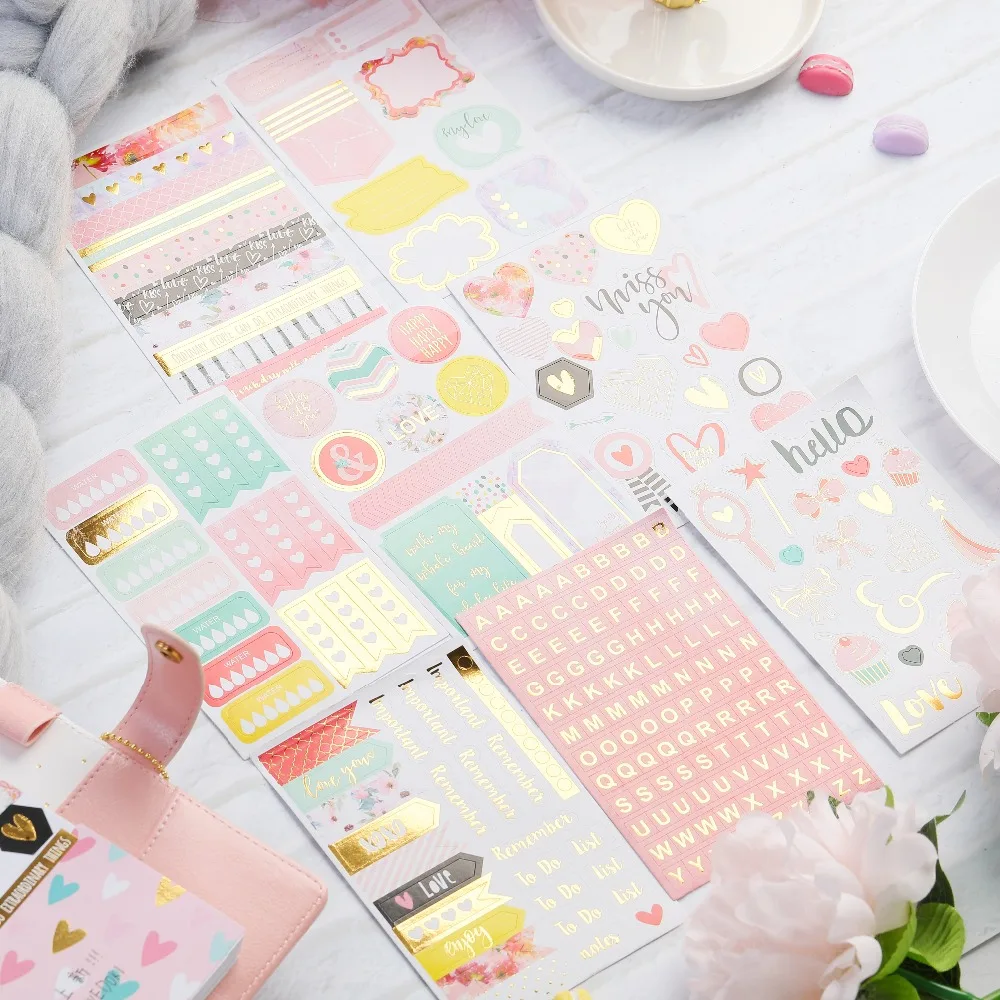8 шт Miss You наклейки для скрапбукинга Happy planner/Создание карт/Журнал проект | Дом и сад