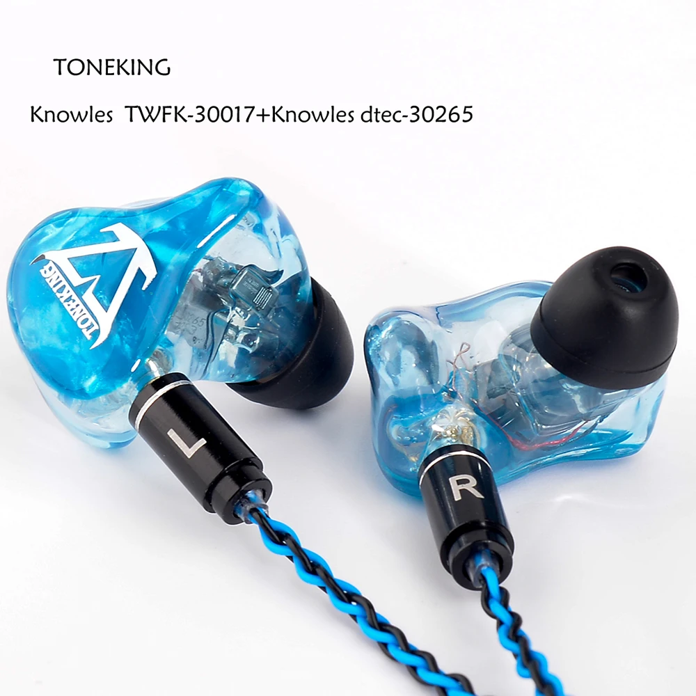 Наушники вкладыши TONEKING T4 сбалансированная конструкция 4 ba Hi Fi монитор музыка DJ