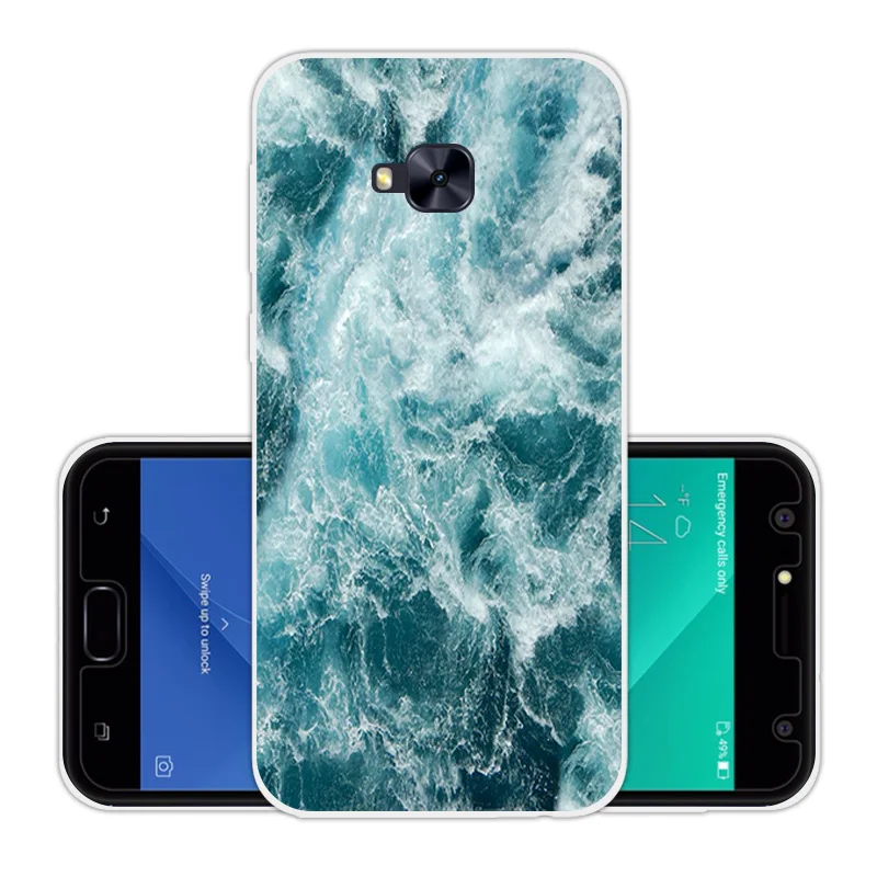 Для Asus Zenfone 4 Selfie ZD553KL Силиконовые ТПУ чехлы для телефонов DIY роскошные прозрачный