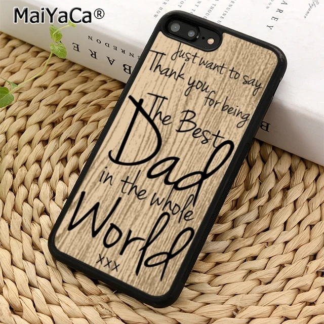 Чехол для телефона MaiYaCa Worlds best dad dades day iPhone 5 6 s 7 8 plus 11 pro X XR XS max Samsung S6 S7 edge S8 S9 S10 -