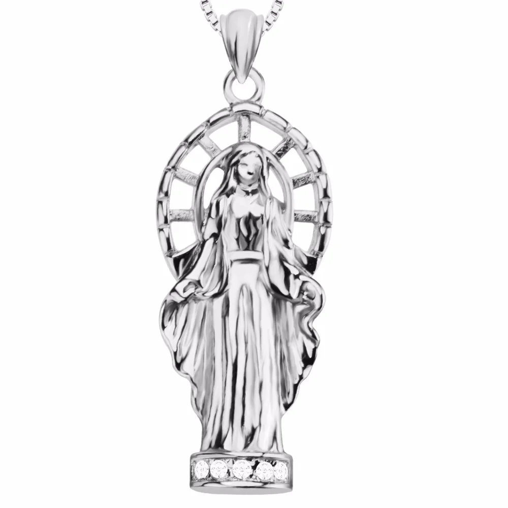 Религиозные ювелирные изделия мать Девы Марии Подвеска Цепочки и ожерелья для
