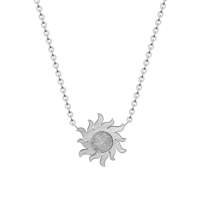 Изысканная Золотая цветная подвеска Sunburst ожерелье для женщин вдохновляющий