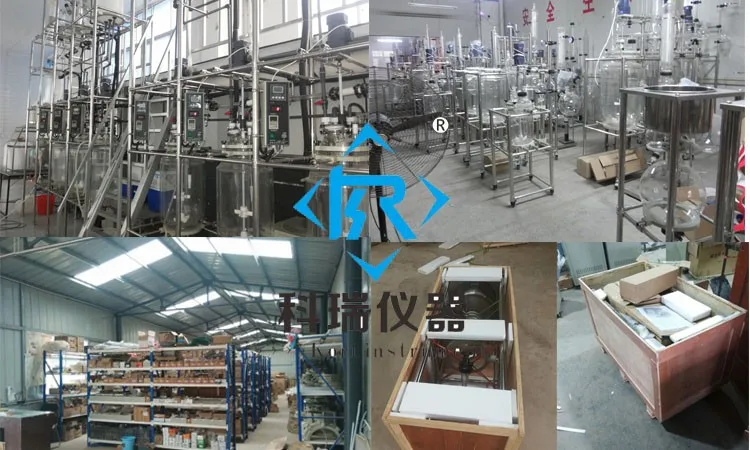 

Buy 10L Double Layer Glass lined Chemical Reactor / PTFE Jacketed glass reaction tank vessel