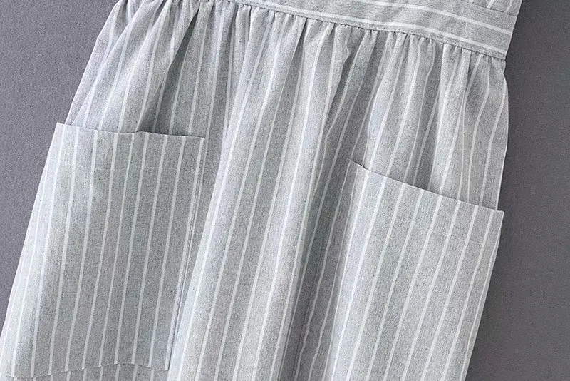 TB48-19115 European and American fashion striped back dress | Женская одежда