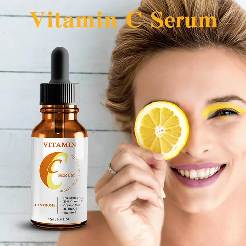 

Vitamin C Serum VC California Whitening Antioxidant Remove Spots Orange Essence Brighten Skin Norish Smooth White Rice Serum