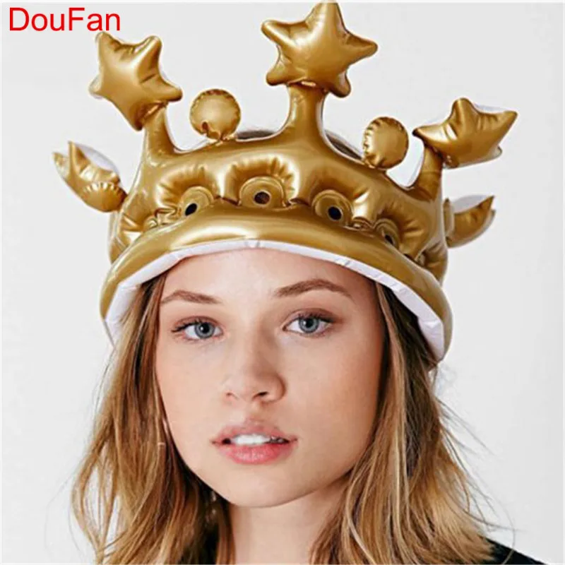 Креативная индивидуализированная надувная Корона DouFan шляпа товары для
