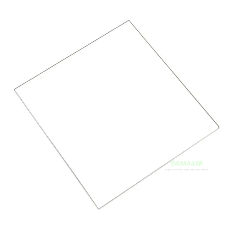 3D принтер 280x242x4 мм 100% пластина из силикатного стекла для сборки принтера Flyingbear