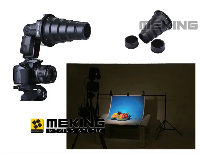K9/K-9 софтбокса Speedlite Flash адаптер тубус осветительного прибора конический портретный осветитель Управление для лампы-вспышки