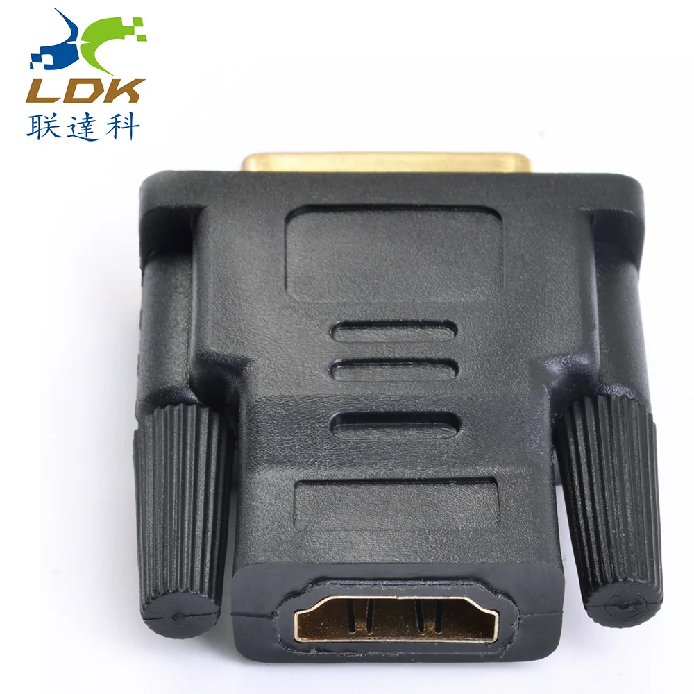 Адаптер Liandake DVI на HDMI с аудио 24 + 1 компьютер Женский HD конверсионный головной